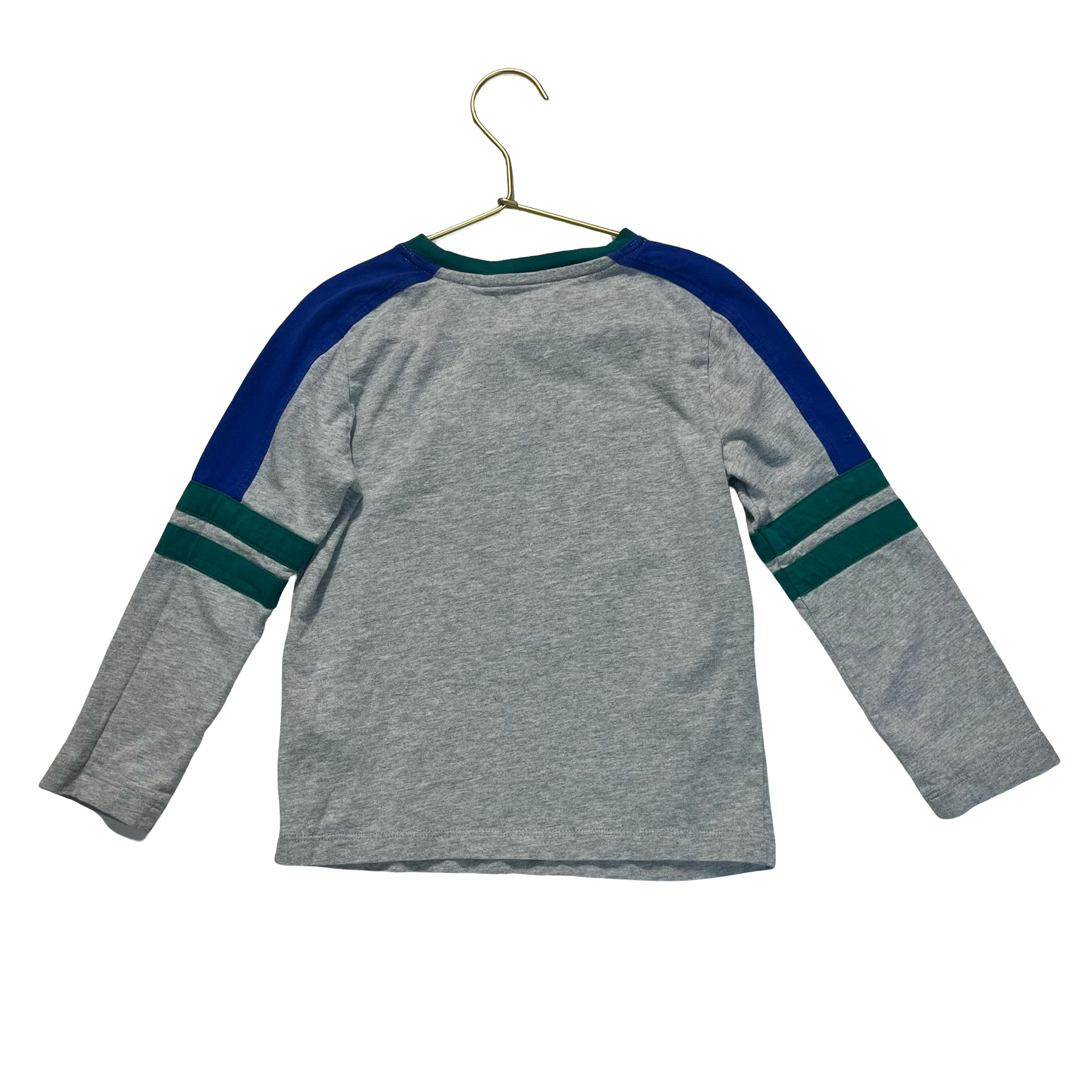 Mini Boden Gray, Blue, Green, Red Shirt - Size 4-5Y