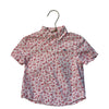 Vineyard Vines White & Pink Tropical Pattern Button Down Shirt - Size 2T