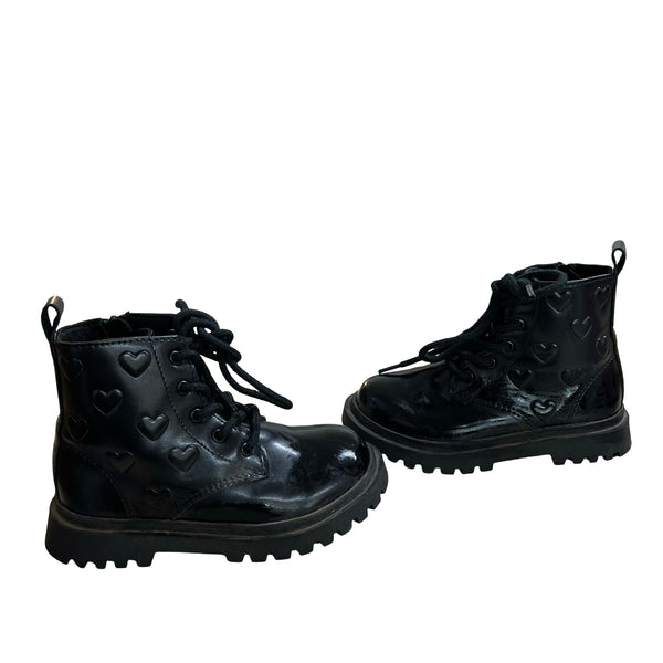 Zara Black Heart Boots - Size 24 (8)