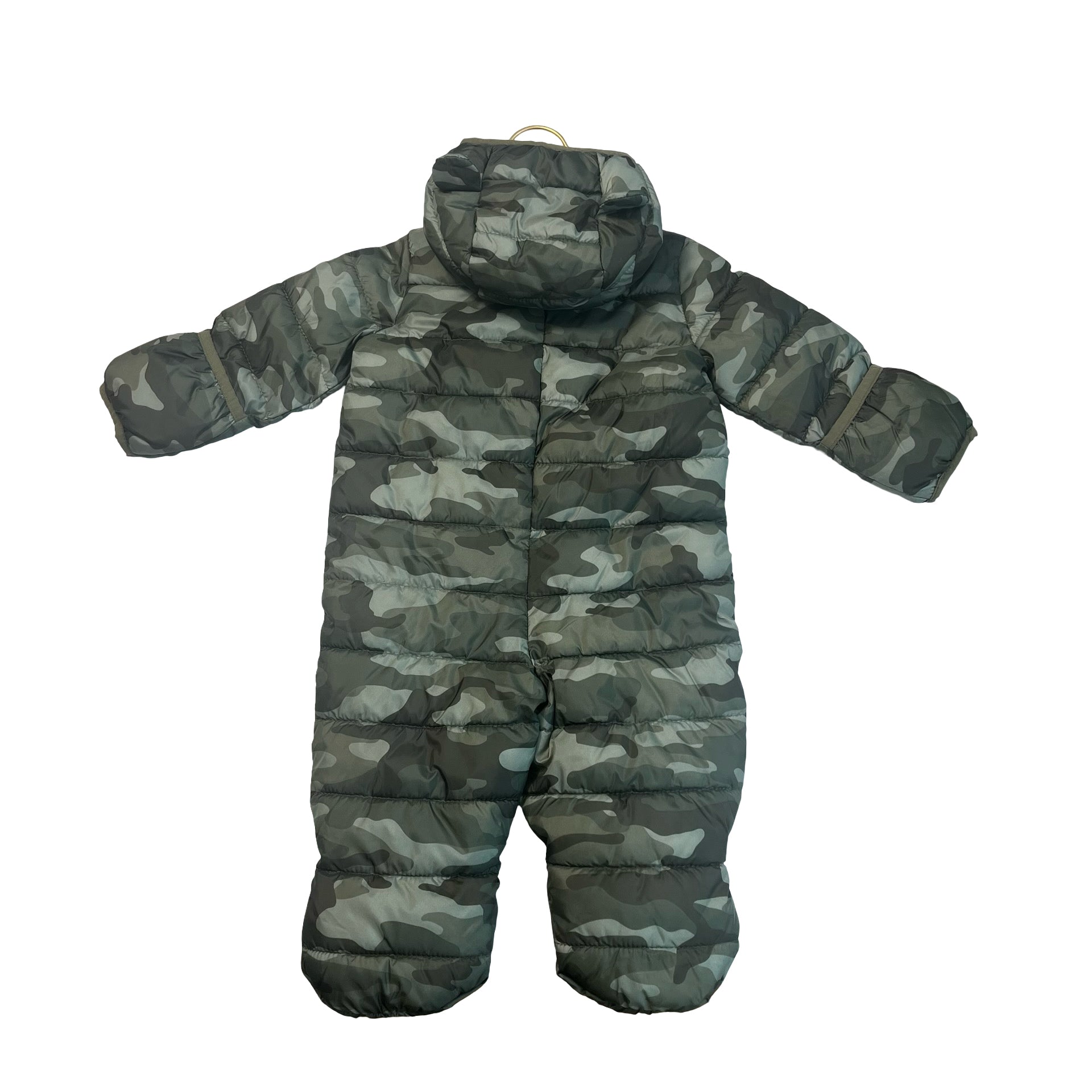 Baby Gap Primaloft Green Camo Puffer Bunting - Size 0-6 Mo