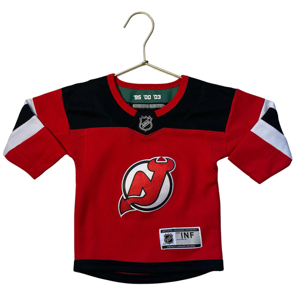 NHL NJ Devils Red Hockey Jersey - Size 12-24 Mo