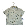Old Navy Green Frog Print Button Down Shirt - Size 2T