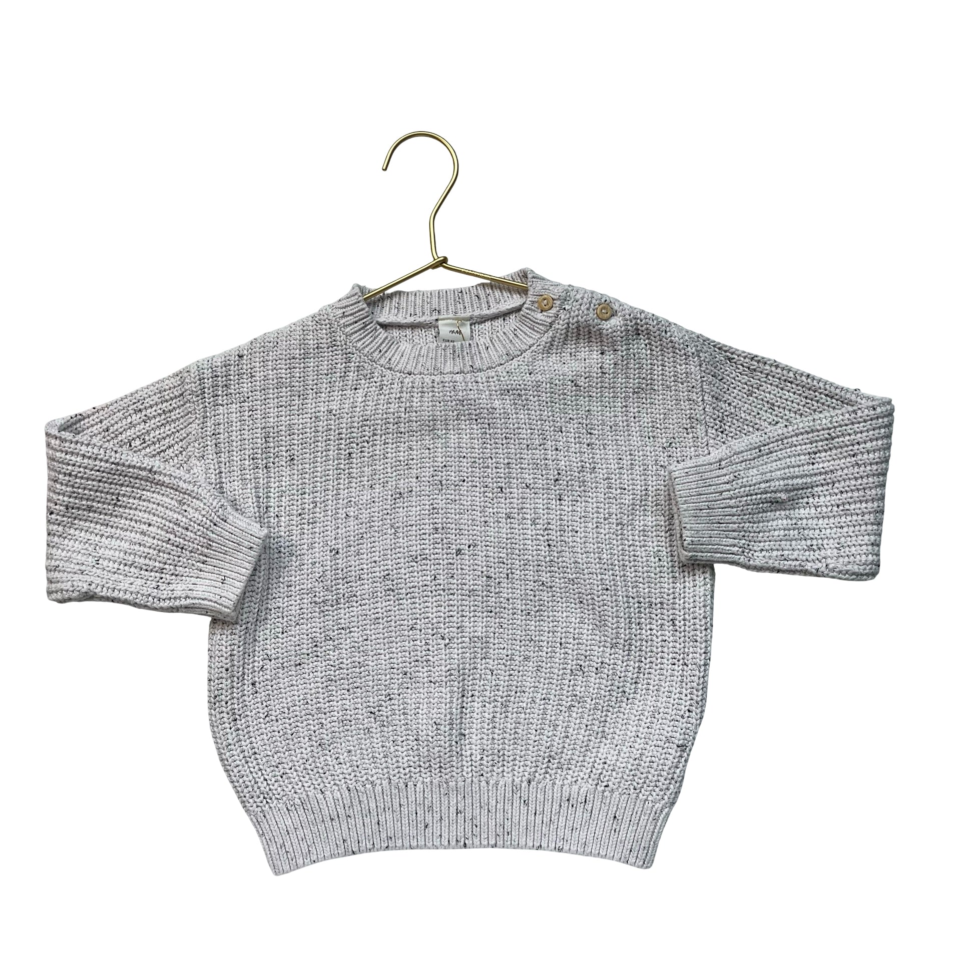 H&M Ivory Speckled Sweater - Size 2T