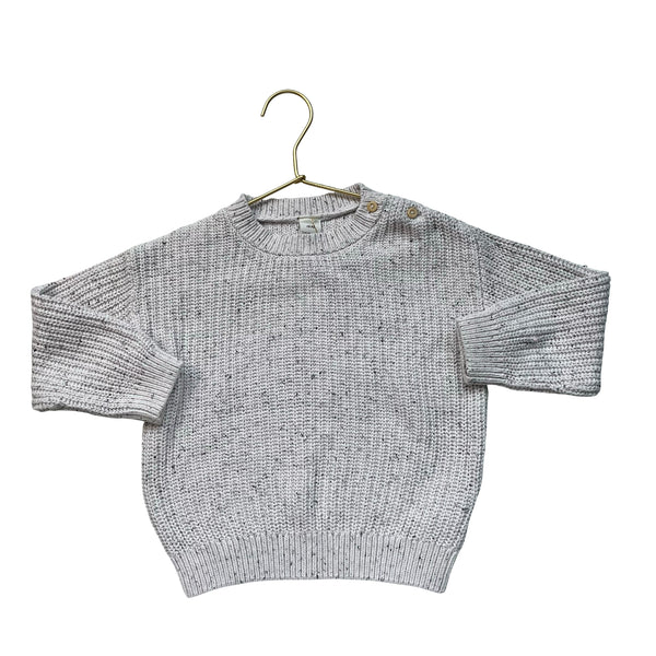H&M Ivory Speckled Sweater - Size 2T