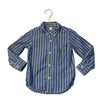 Baby Gap Blue, White, Green Striped Button Down Shirt - Size 3