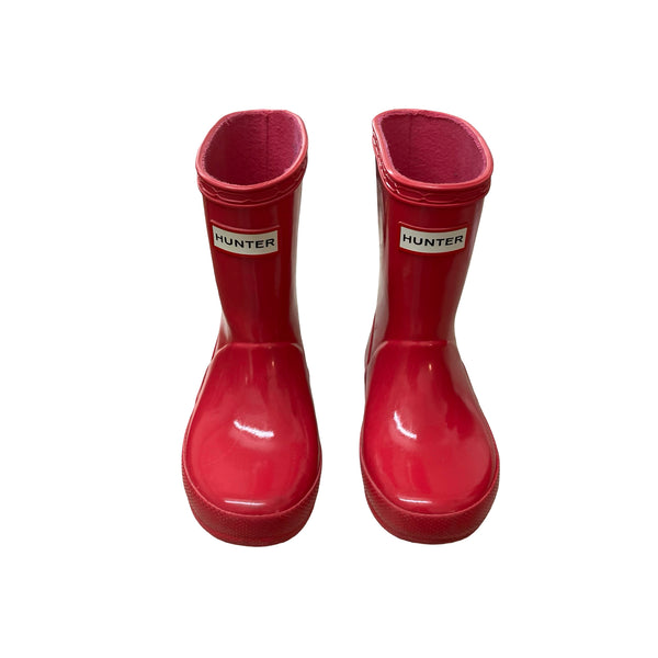 Hunter Pink Rain Boots - Size US 8G/7B (UK 6, EU 23)