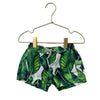 MC2 St. Barth Green Tropical Leaf Print Swim Suit - Size 2Y