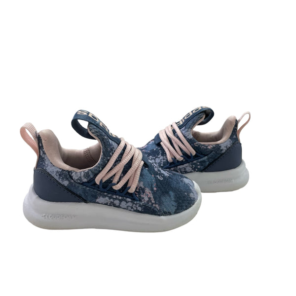 Adidas Blue & Peach Sneakers - Size 6K