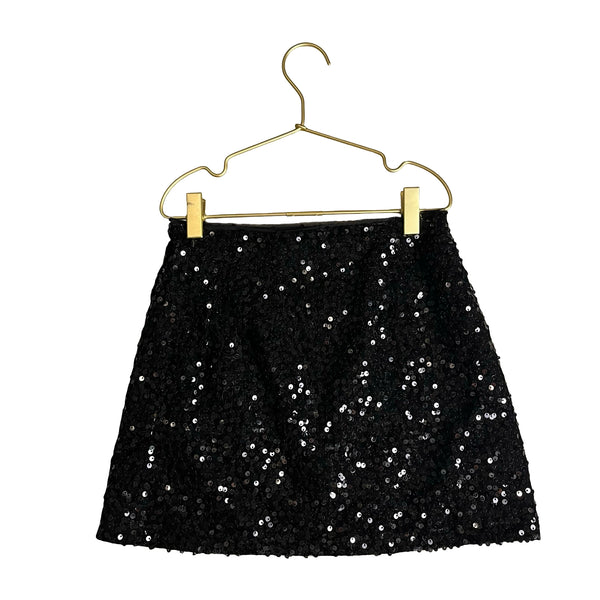 Gap Kids Black Sequin Skirt - Size 8