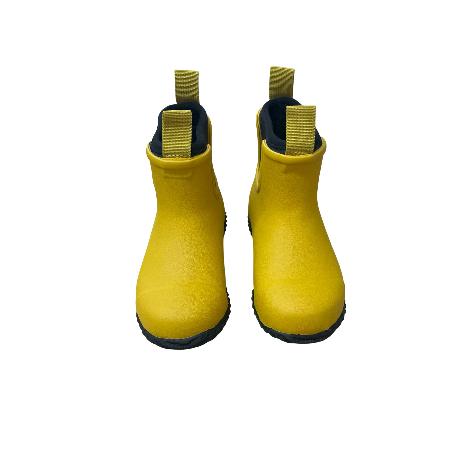 Merry-People Yellow Chelsea Rain Boots - Size 9