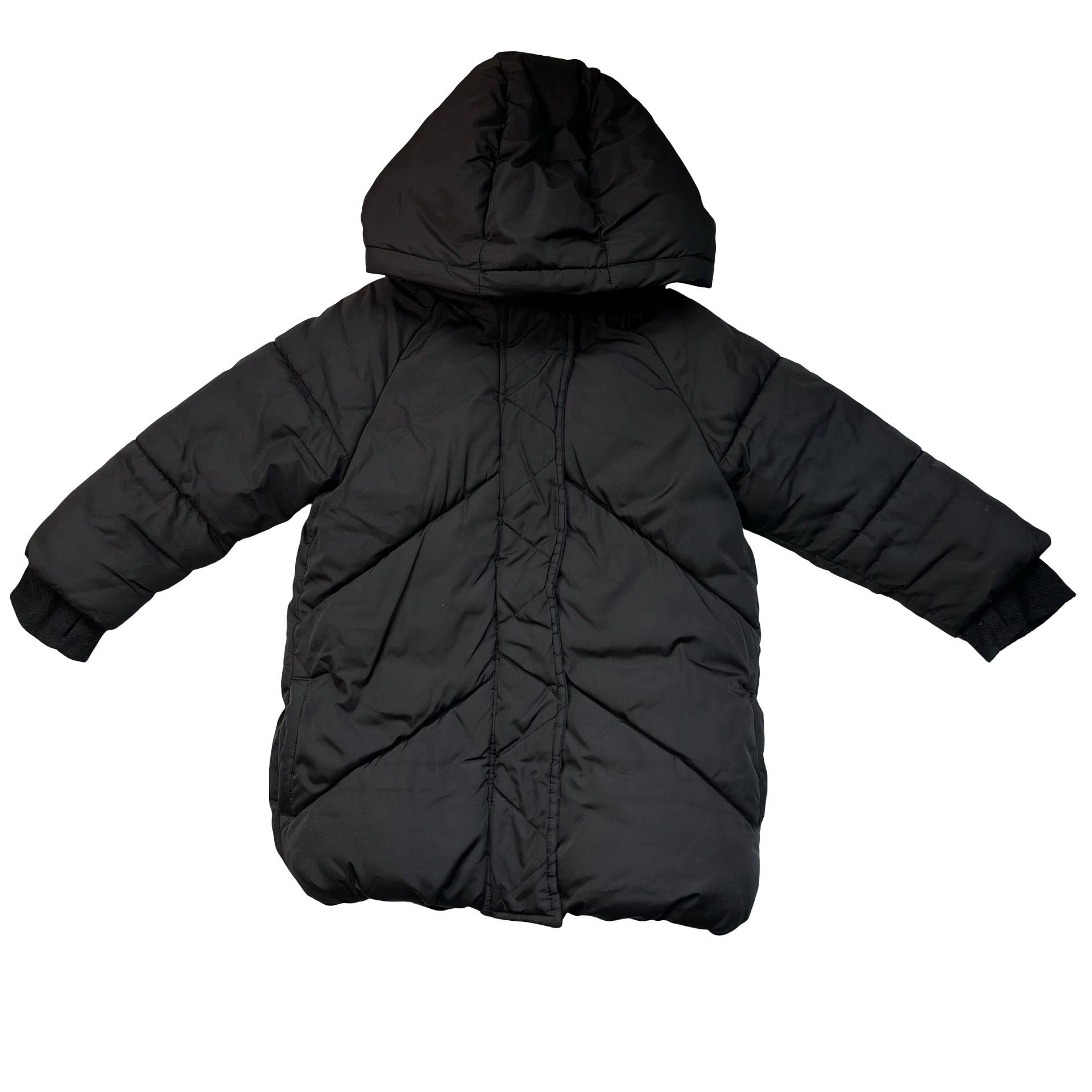 Baby Gap Primaloft Black Hooded Puffer Coat - Size 3
