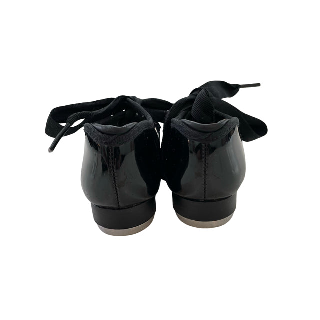 Capezio Black Patent Tap Shoes - Size 8.5