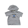 Bundles Gray 'Super Star' Hooded Tee - Size 12-18 Mo