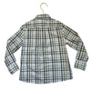 Crewcuts Ivory, Green, Blue Plaid Button Down Shirt - Size 4-5