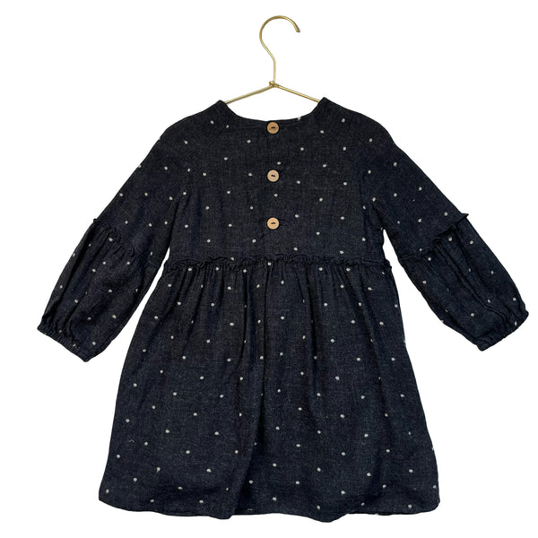 Zara Dark Gray Dot Dress - Size 3-4