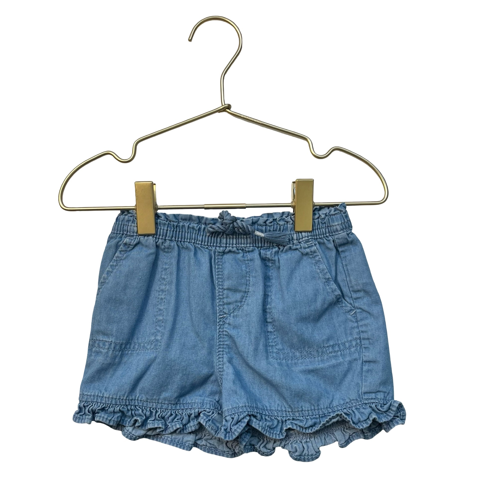 Baby Gap Chambray Shorts - Size 12-18 Mo