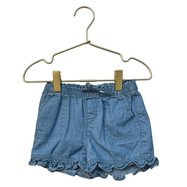 Baby Gap Chambray Shorts - Size 12-18 Mo