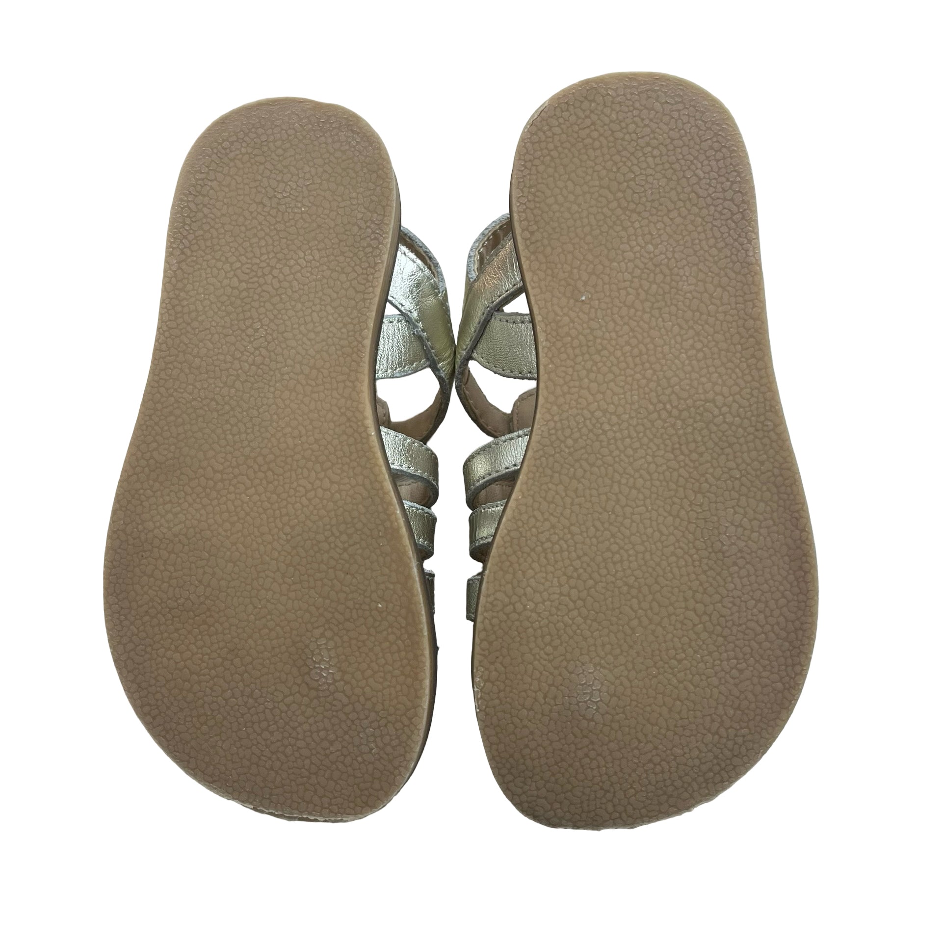 Boden Gold Leather Sandals - Size 24 (8)