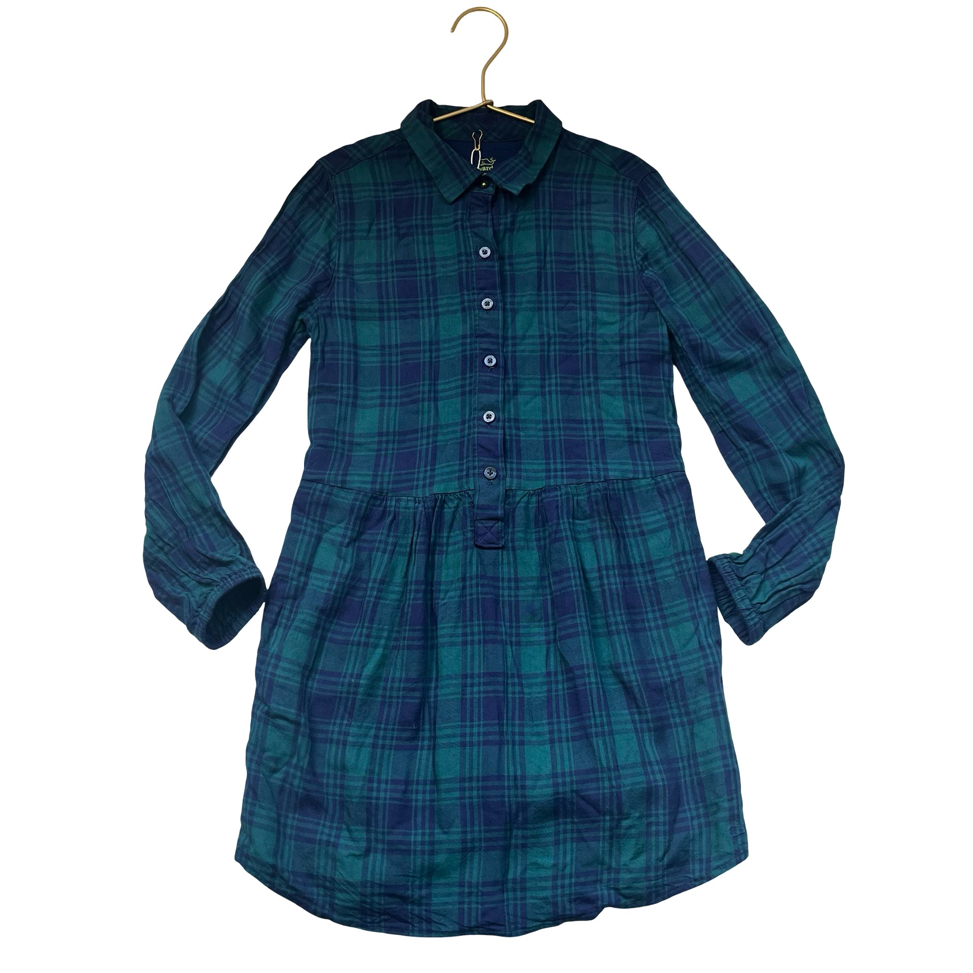 Vineyard Vines Green & Navy Plaid Dress - Size 8