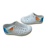 Native Jefferson Ivory, Orange, Aqua Shoes - Size C5
