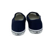 Janie and Jack Navy Canvas Slip-On Sneakers - Size 10