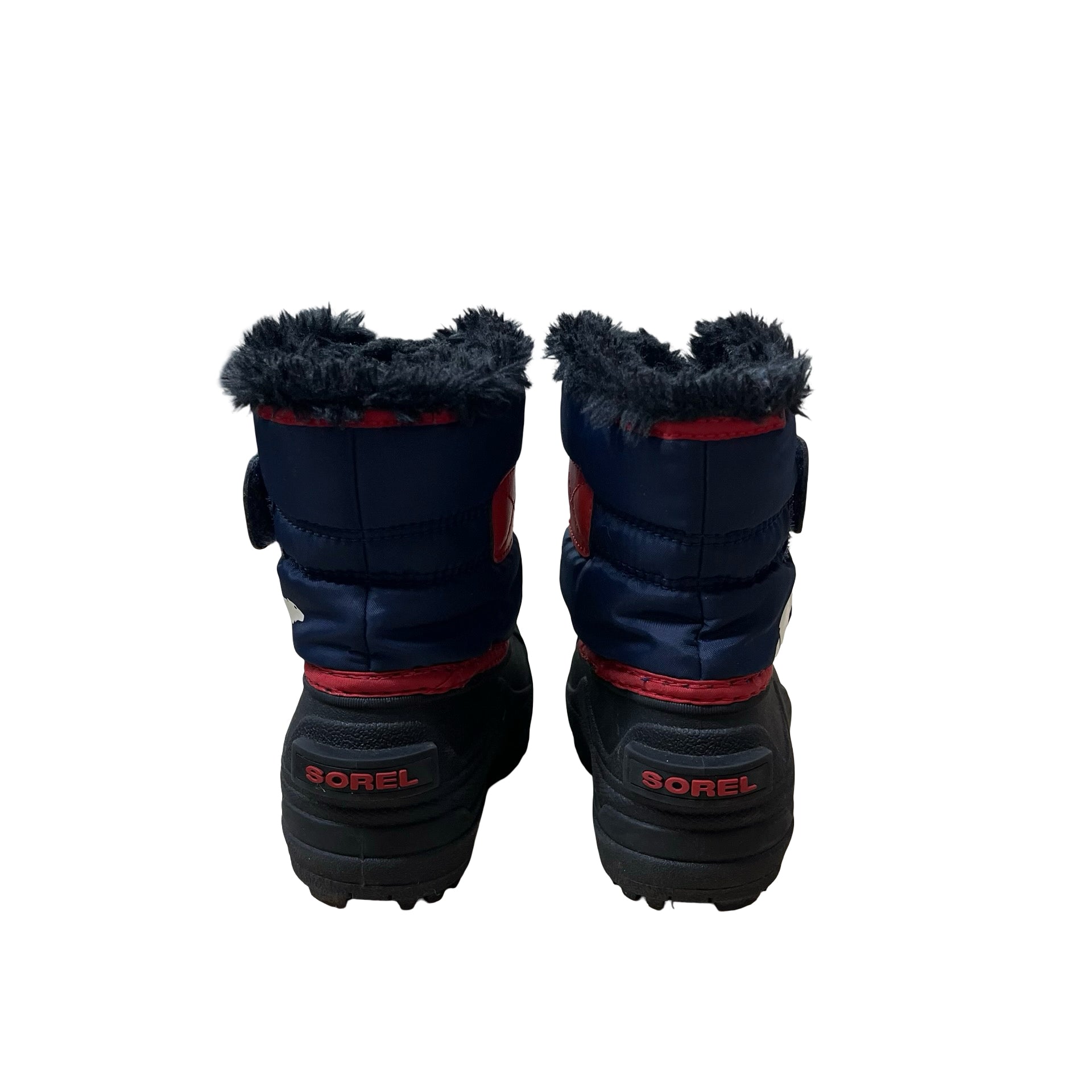 Sorel 'Snow Commander' Navy & Red Winter Boots - Size 6