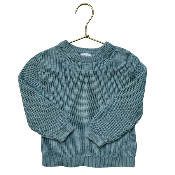 Zara Blue Cotton Blend Sweater - Size 2-3