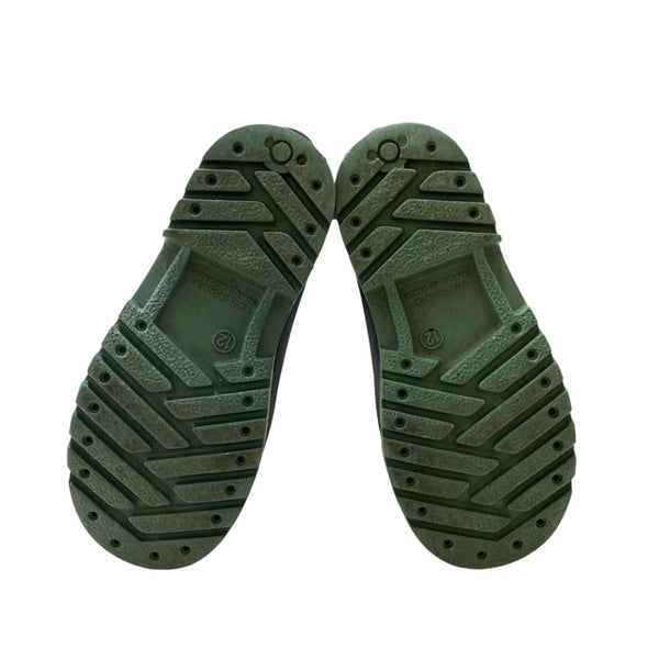George Black & Green Rain Boots - Size 12