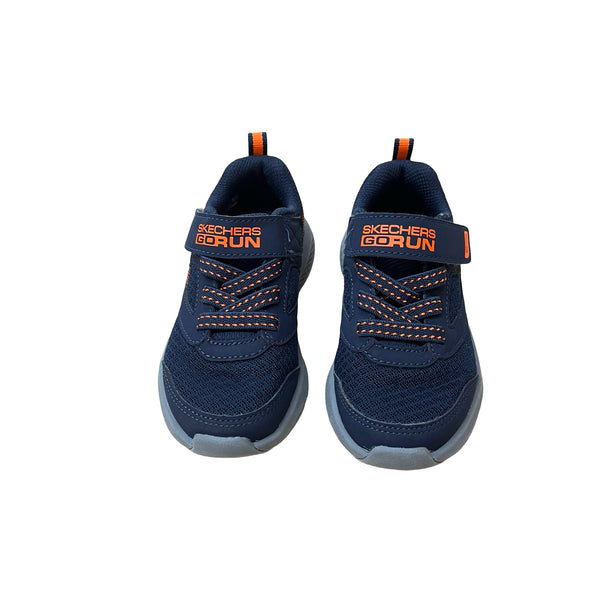 Skechers Navy & Orange Sneakers - Size 8
