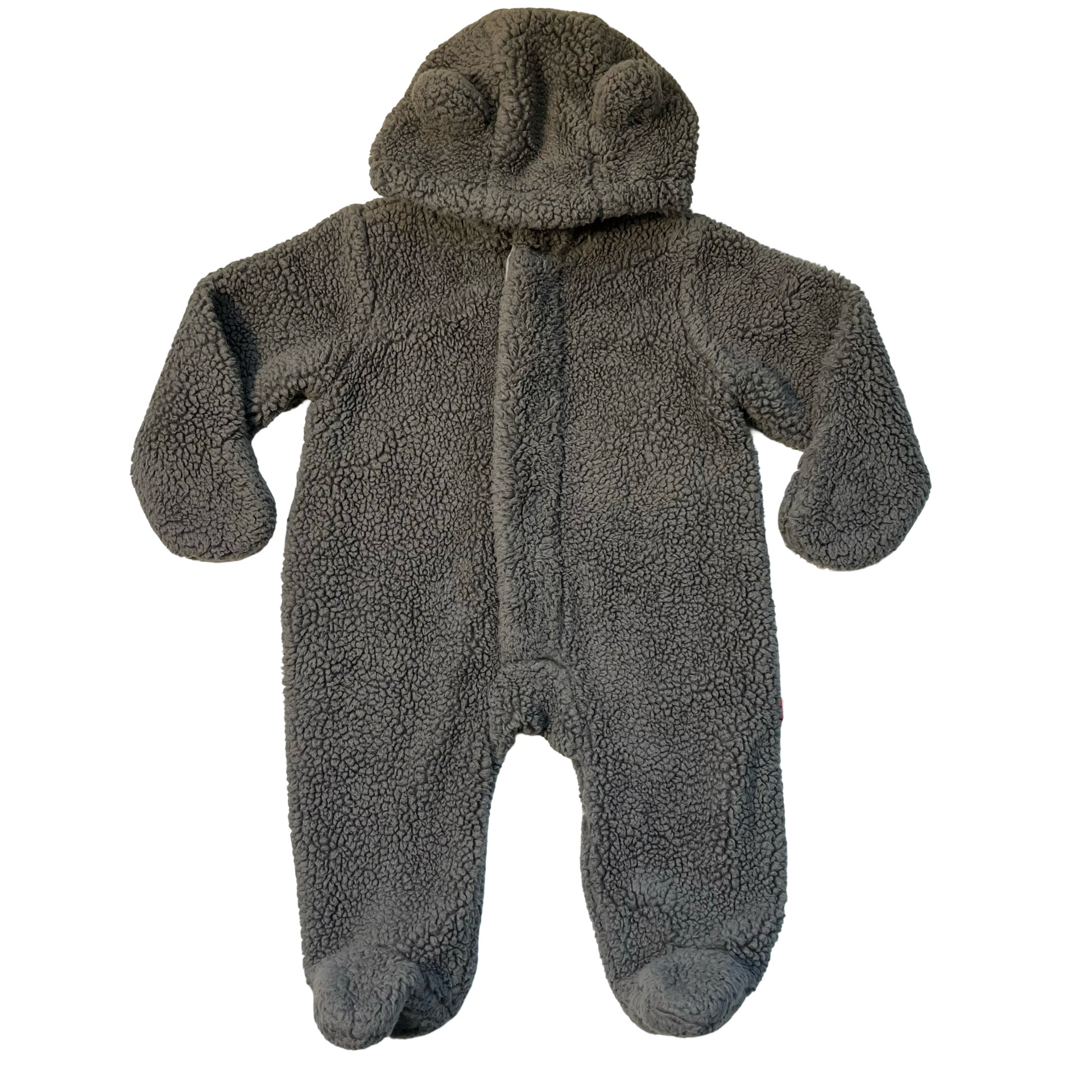 Magnetic Me Gray Sherpa Bunting - Size 0-3 Mo