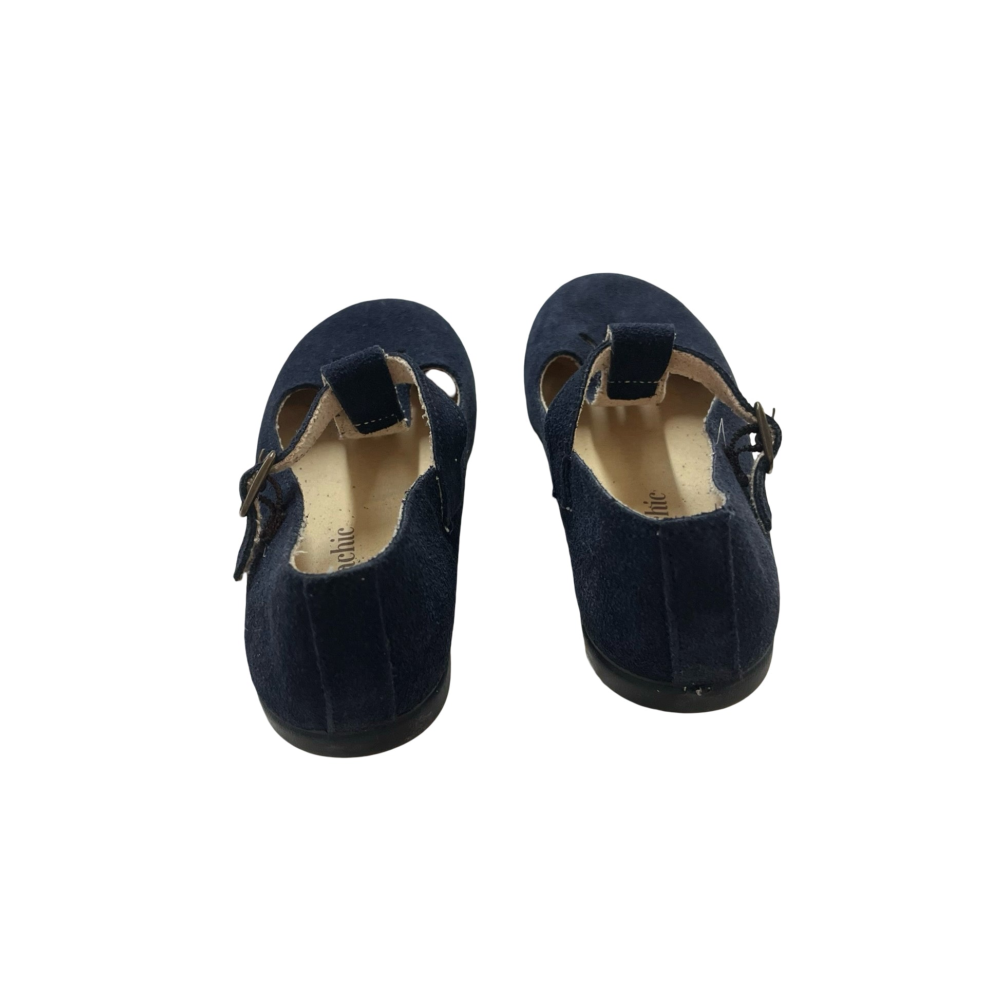 Childrenchic Navy Suede Mary Jane Shoes - Size 28 (11)
