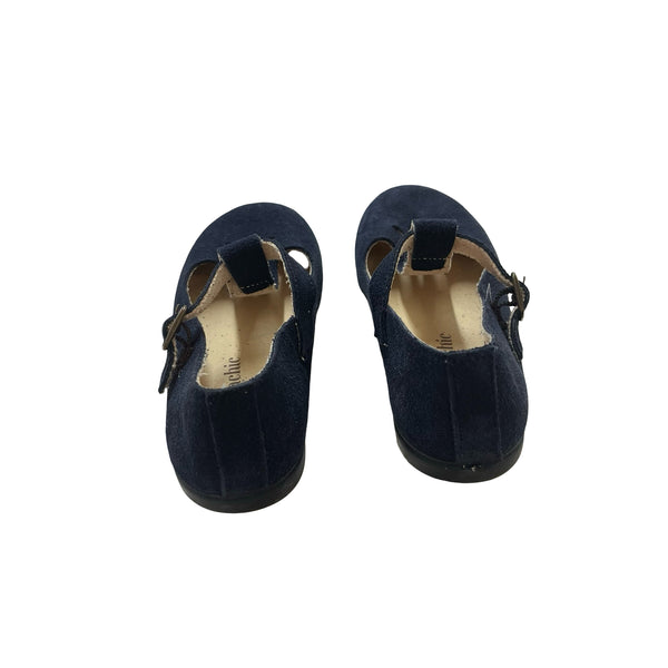 Childrenchic Navy Suede Mary Jane Shoes - Size 28 (11)