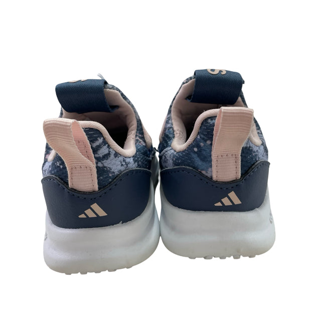 Adidas Blue & Peach Sneakers - Size 6K
