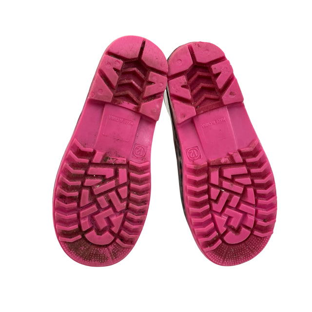 Stride Rite Pink Leopard Print Rain Boots - Size 12