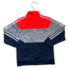 Adidas Navy, Gray, Neon Coral Track Jacket - Size 5