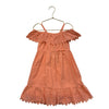 Janie and Jack Peach Eyelet Dress - Size 2T