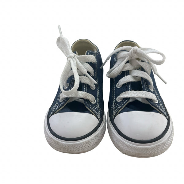 Converse All-Star Navy Low-Top Sneakers - Size 7