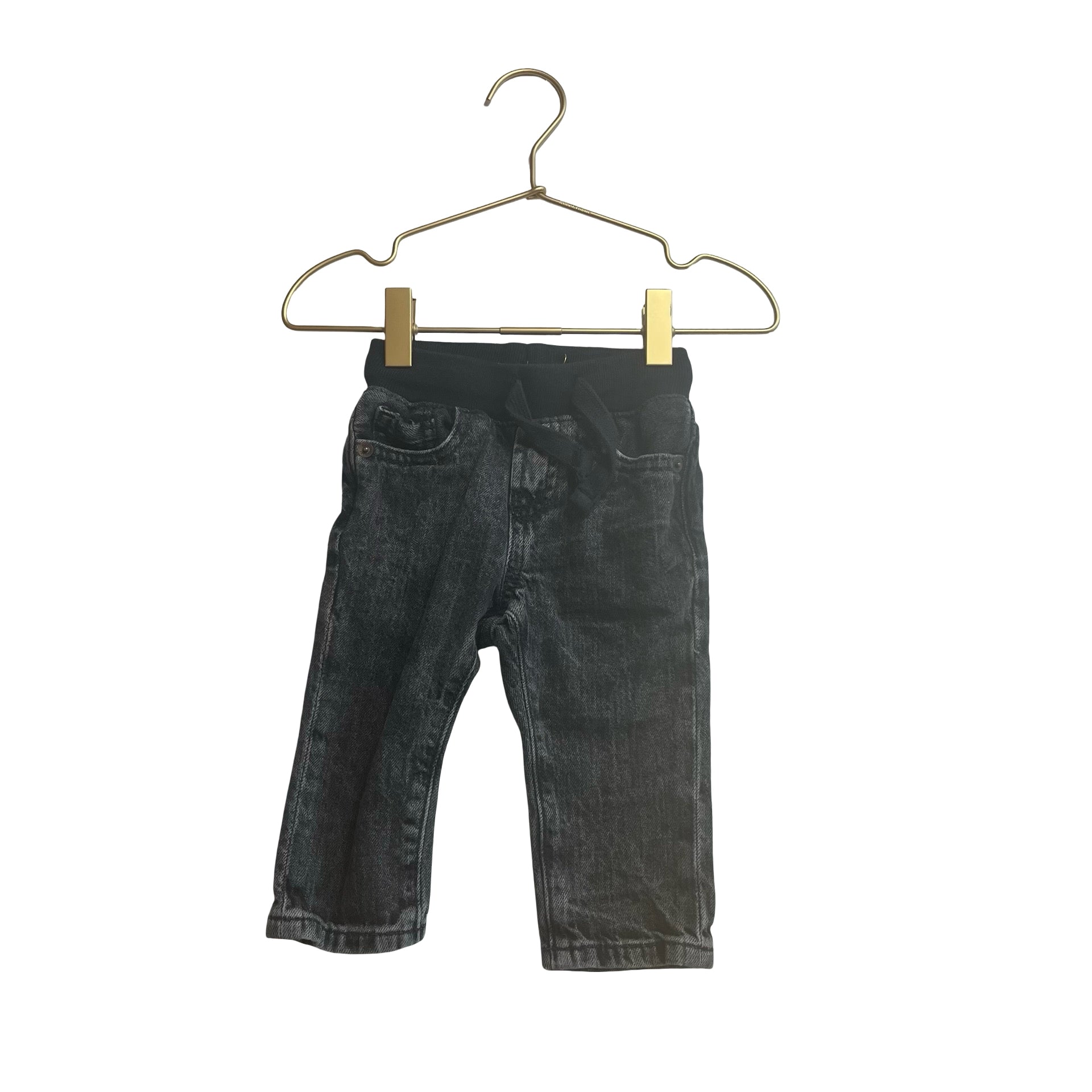 Baby Gap Gray 'Slim' Pull On Jeans - Size 6-12 Months