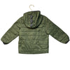 Baby Gap Primaloft Olive Green Lightweight Hooded Puffer Jacket - Size 4