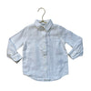 Janie and Jack Off-White 100% Linen Button Down Shirt - Size 2T