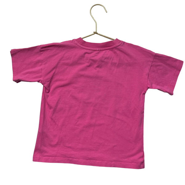 Mini Rodini Pink 'Greetings From Loch Ness' Graphic T-Shirt - Size 3-5Y