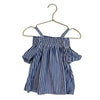 Polo Ralph Lauren Blue & White Striped Top - Size 3