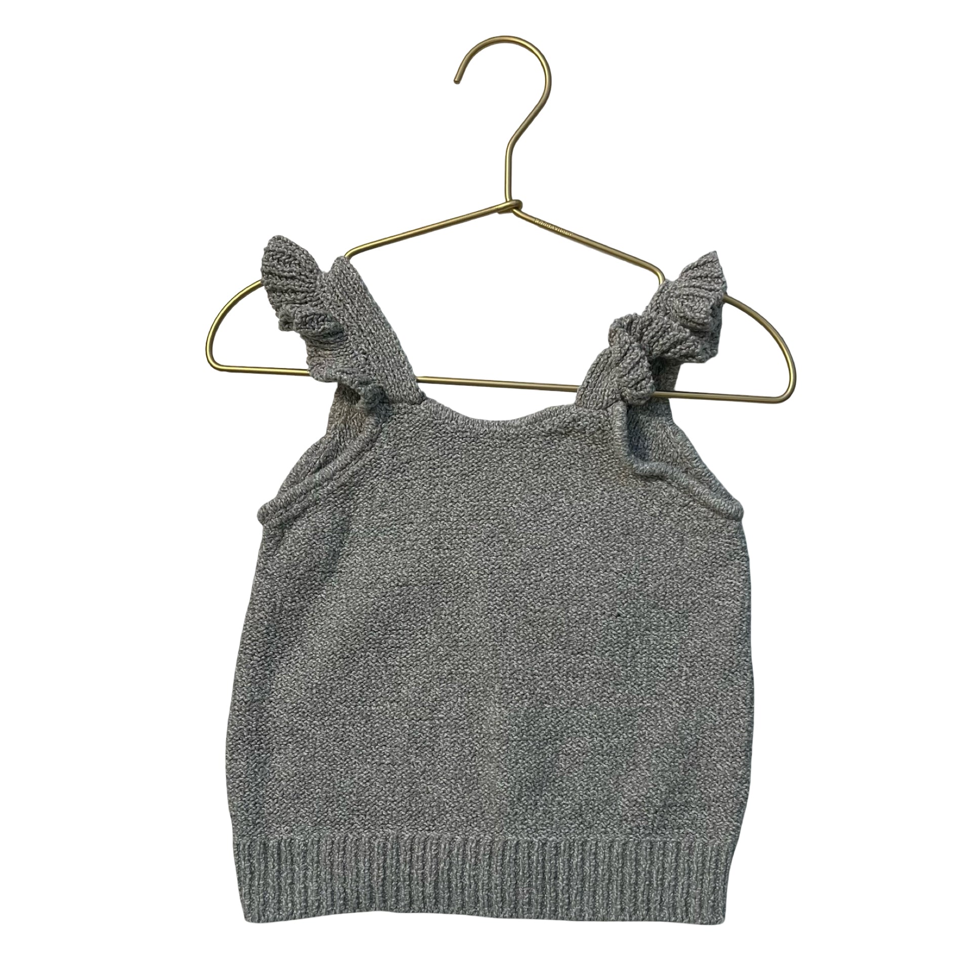 Rylee & Cru Gray Knit Tank Top - Size 4-5