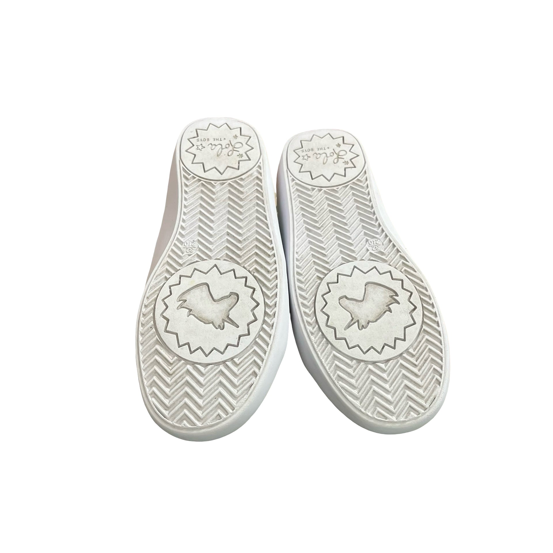 Lola & The Boys Pastel Glitter Sneakers (Note Wear) - Size 32 (1Y Big Kid)