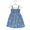 Hanna Andersson Blue Striped Beach Ball Print Dress - Size 3T