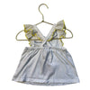 Jacadi White & Yellow Trim 'Citronmade' Tank - Size 3A