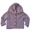 Nordstrom Faux-Fur Lined Lavender Hooded Cardigan Sweater - Size 18 Mo