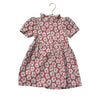 Janie and Jack Dusty Rose & White Flower Print Dress - Size 3