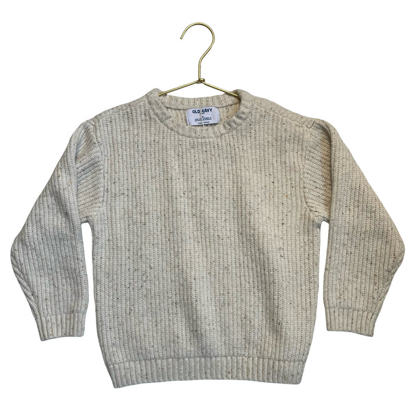 Old Navy Oatmeal Speckled Sweater - Size 5T