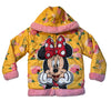 Disney Reversible Yellow Floral Minnie Mouse & Pink Faux Fur Jacket - Size 6